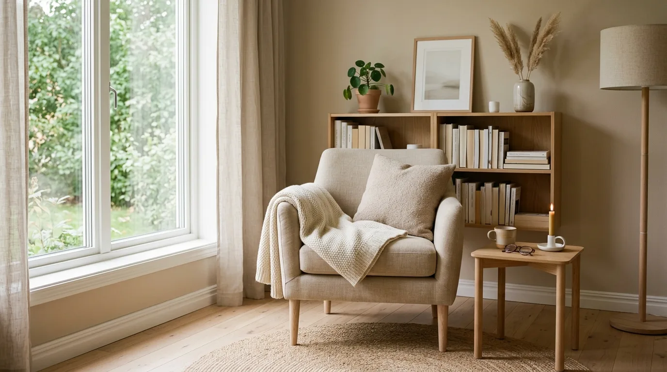 Use a rug to anchor the nook within the larger room inspiration for a reading nook.